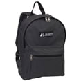 thumbnail image 1 of Backpack Book Bag - Back to School Basic Style - Mid-Size Charcoal, 1 of 1
