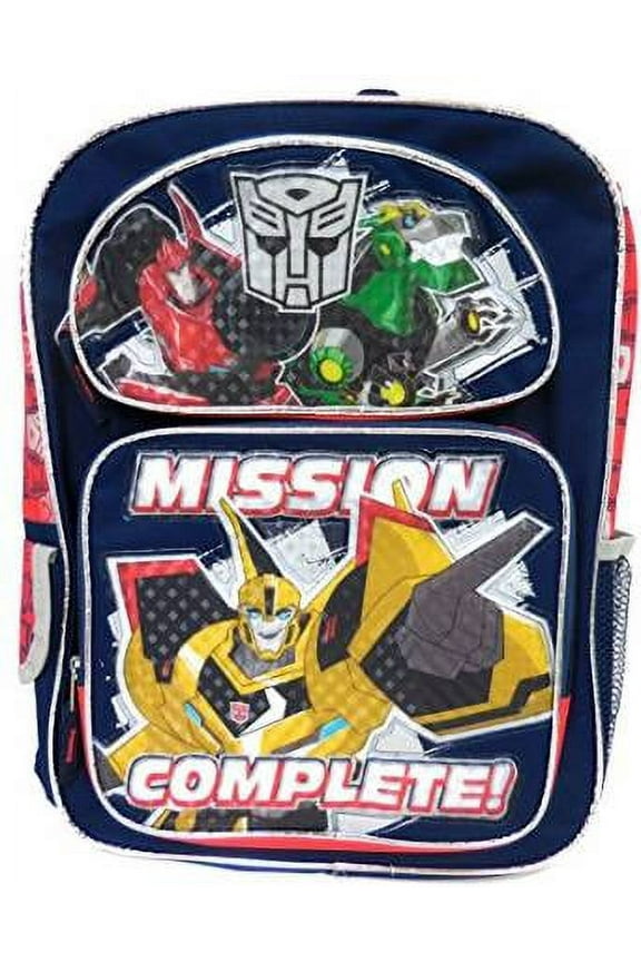 Backpack - - Bumblebee Mission Complete School Bag New 109480