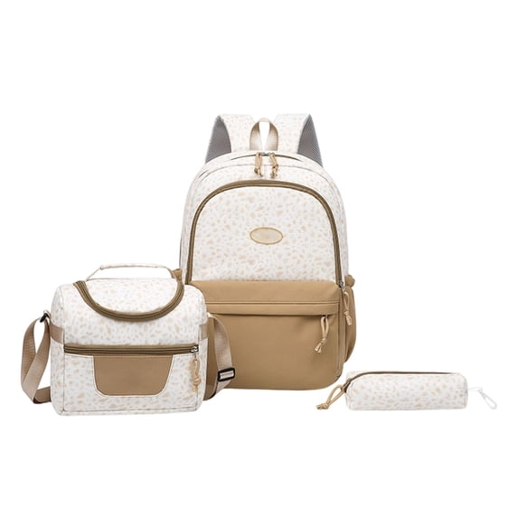 Casual Daypack Backpack Set for School Travel Storage Organization