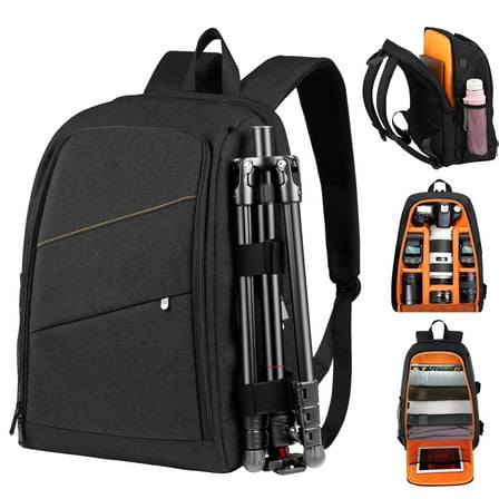 Backpack Camera Backpack Travel Camera Bag Large Capacity Camera Case With Laptop Compartment Tripod Holder Rain Cover For Women Men Photographer