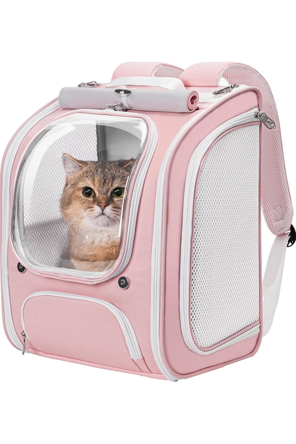 Backpack Carrier, Large Space  Bubble Backpack, Breathable  Carrier, Shaded  Backpack Carrier,   Design for Travel, Hiking, Walk, Suitable for Shopping, , Vet,