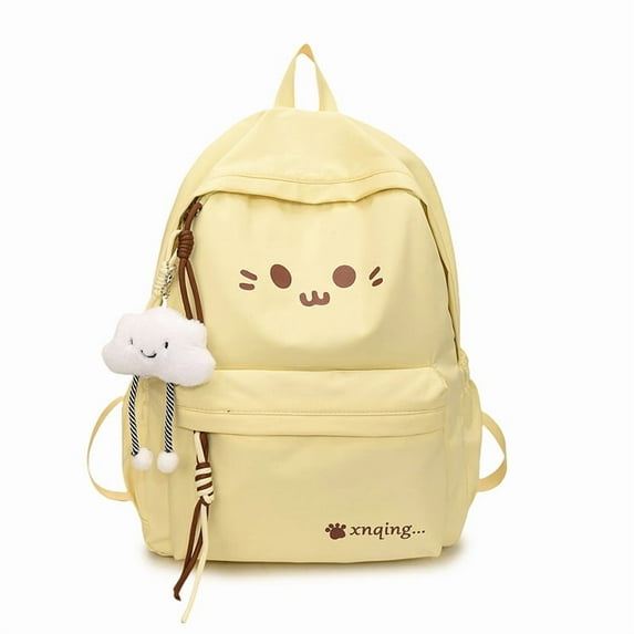 Backpack Casual Lightweight Travel Backpacks for Men Women College High Bags backpack for Teens (yellow)