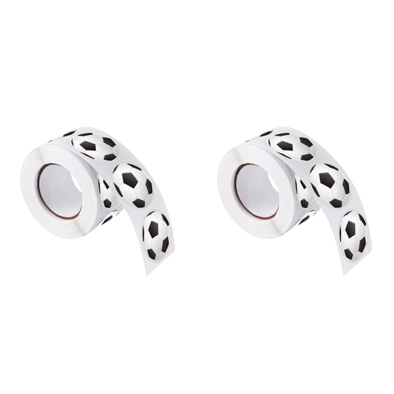 Backpack Charm 500PCS Soccer Stickers Football Stickers For Teens Adults Scratch Resistant For Party Favor Gift Black