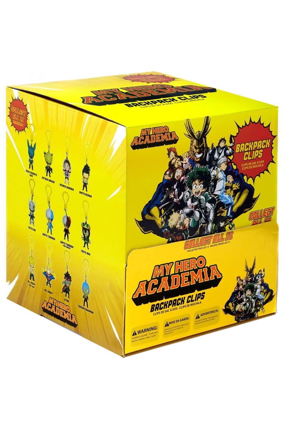 Backpack Clips My Hero Academia Mystery Box (24 Packs)
