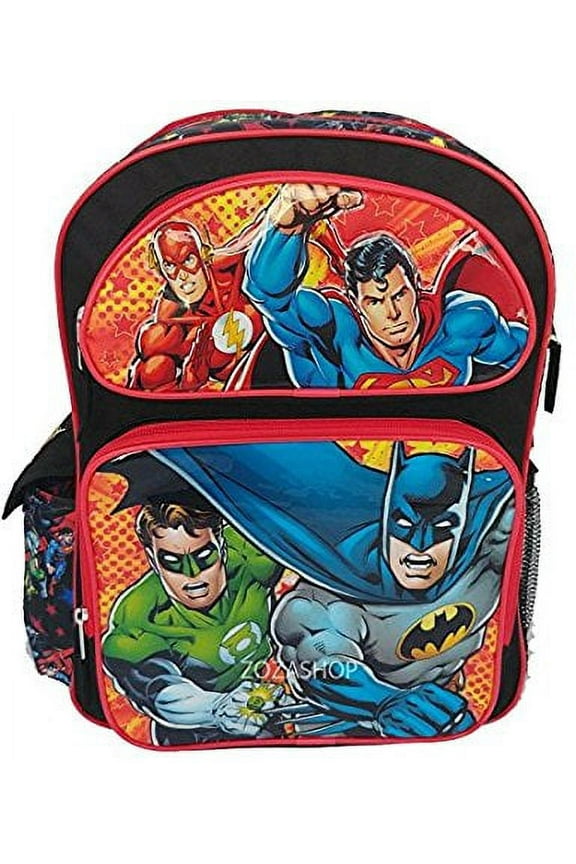 Backpack - Comics - Justice League - Hero Team Red/Black 16 Bag 155289