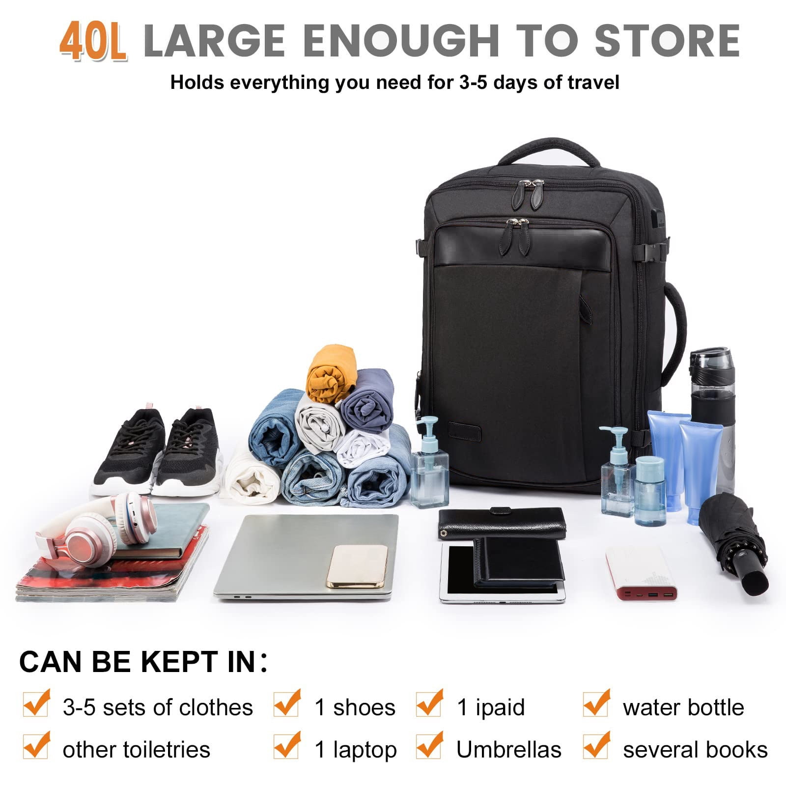 backpack travel enough clothes and computer Backpack,Computer Laptops Women On Airplanes Computer Women Mens Women  Carry On Airplanes Mens Women Set Airplanes Computer Laptops