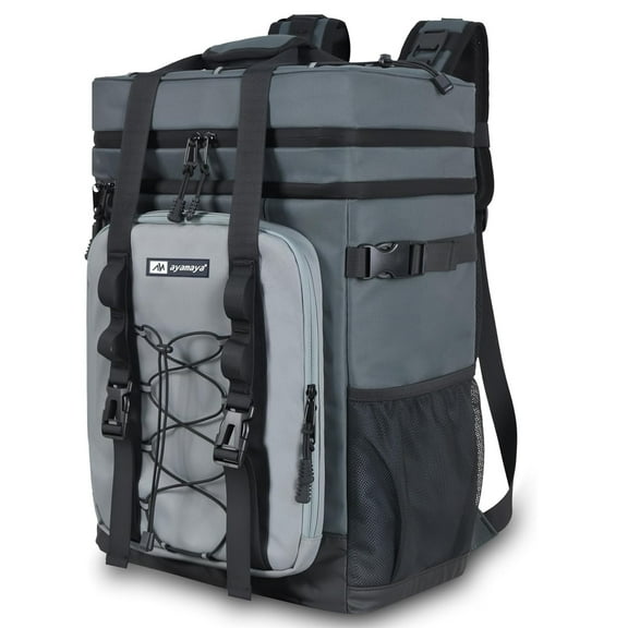 Backpack Cooler - 2WIN2BUY Upgrade Leakproof Cooler Backpack with Padded Top Handle, 40 Cans Large Waterproof Insulated Camping Coolers for Beach, Fishing, Picnic, Travel, BBQ