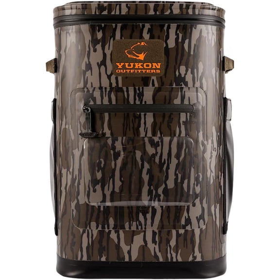 Backpack Cooler, 54-Liter Durable Insulated Cargo-Ready Outdoor Hiking Watersports Meals & Beverages Daypack Cooler w/Airtight Zippers, Padded Straps & Carry Handle