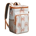 thumbnail image 1 of Backpack Cooler,Insulated Backpack Insulated Leak Proof Travel Cooler Bag Waterproof Lunch Picnic Beach Work Trip Thermal Bag Drink Beverage Beer Bag Cooler Marine Adorable Crab, 1 of 6