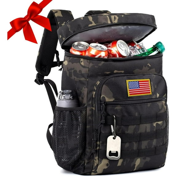 Backpack Cooler for Men, 25L Large Insulated Backpack Leak-Proof, Heavy Duty Lunch Backpack, Waterproof Ice Chest Bag Women Adults Work Daytrip Camping Picnic Bag