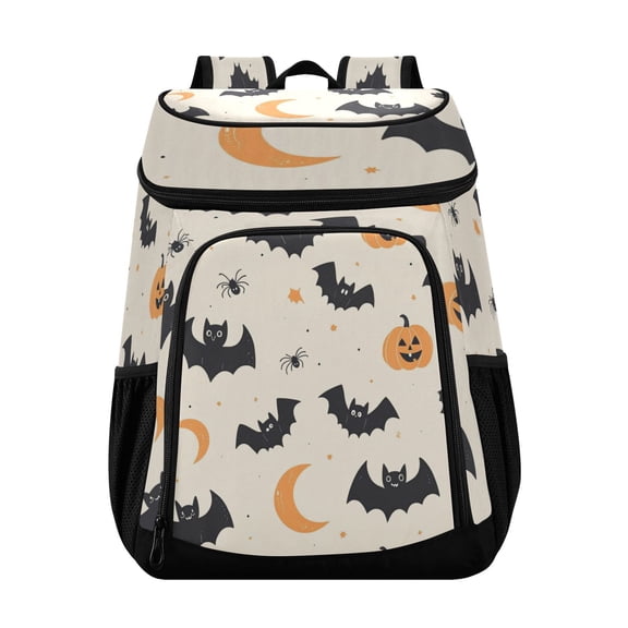 Backpack Cooler lunch bag 36 Can Capacity Insulated Bag for Camping, Beach, Hiking & Travel Halloween-themed Cute Animal