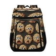 thumbnail image 1 of Backpack Cooler lunch bag 36 Can Capacity Insulated Bag for Camping, Beach, Hiking & Travel Oatmeal Cookies, 1 of 7