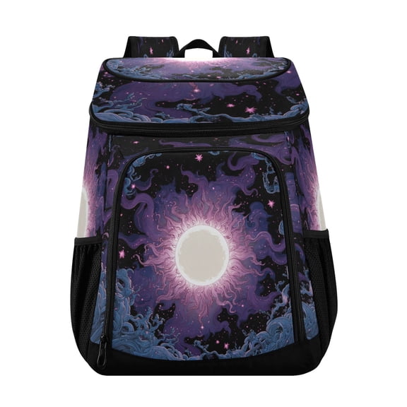 Backpack Cooler lunch bag 36 Can Capacity Insulated Bag for Camping, Beach, Hiking & Travel Solar Vortex