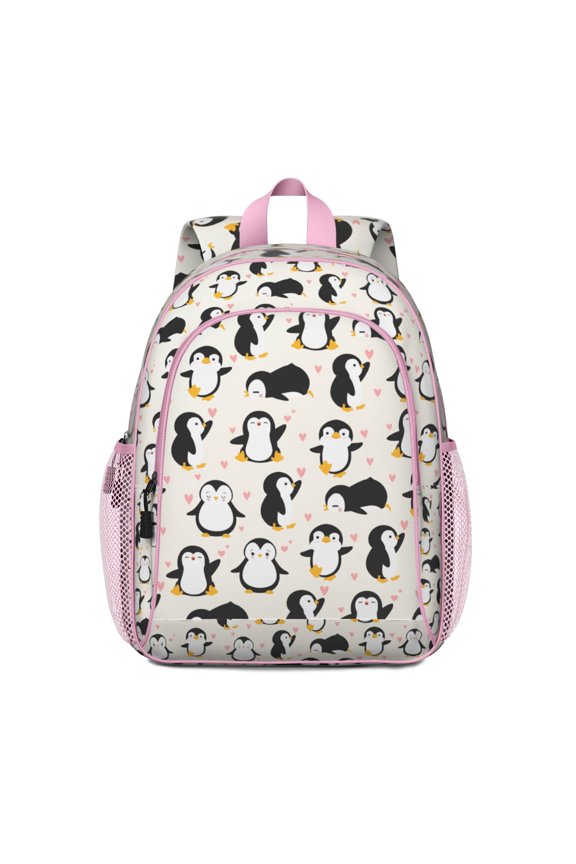 Backpack Designed with Minimalist Penguin Patterns in a Lightweight Durable Style for Daily Commuting, Vacation Travel and Business Organization