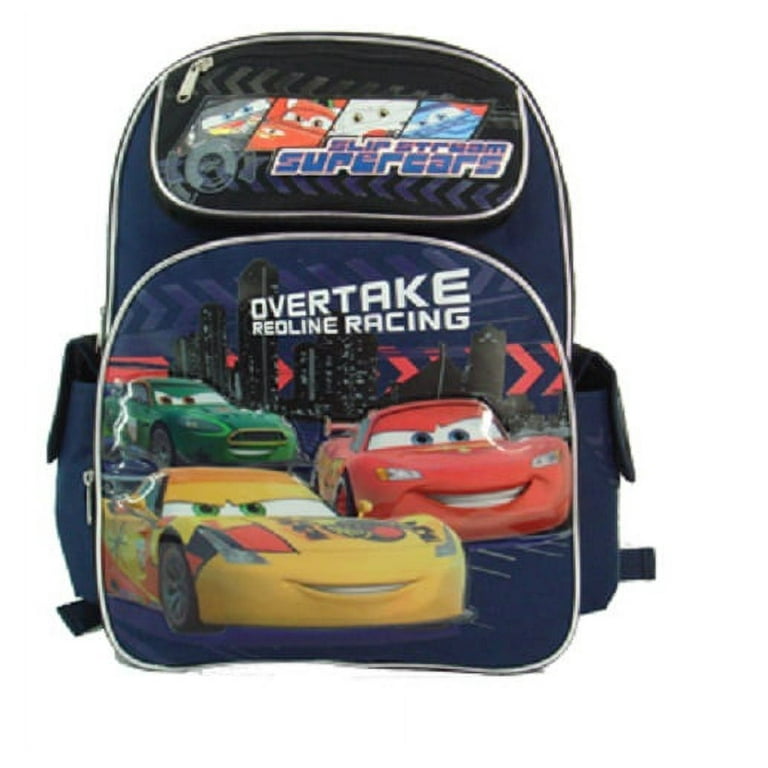 Backpack Disney Cars 2 Overtake McQueen Large School Bag New 603168