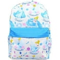 thumbnail image 1 of Backpack - Disney - Cinderella Princess 16" All-Over Print White/Blue 005184, 1 of 3