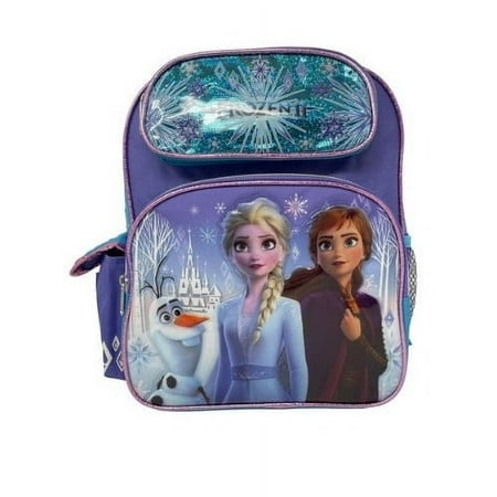 Backpack - Disney - Frozen 2 Elsa Olaf and Anna 12"