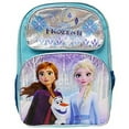 thumbnail image 1 of Backpack - Disney - Frozen 2 - Ice Memory Light Blue 16" New 008372, 1 of 3