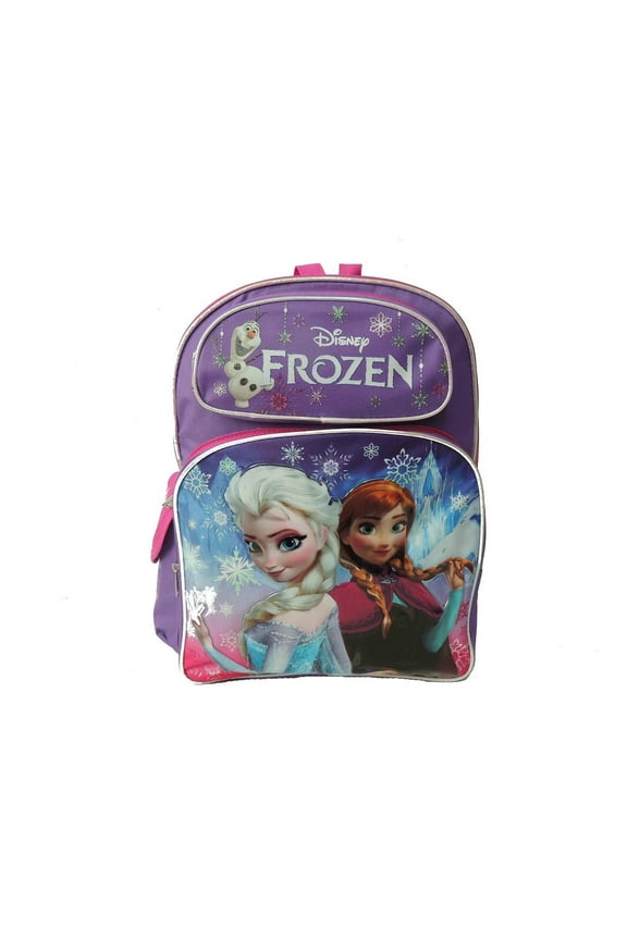 Backpack - Disney - Frozen Snow Elsa ,Anna & Olaf School Bag New 638993