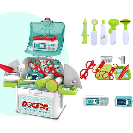 Backpack Doctor Kit for Kids Pretend Playset