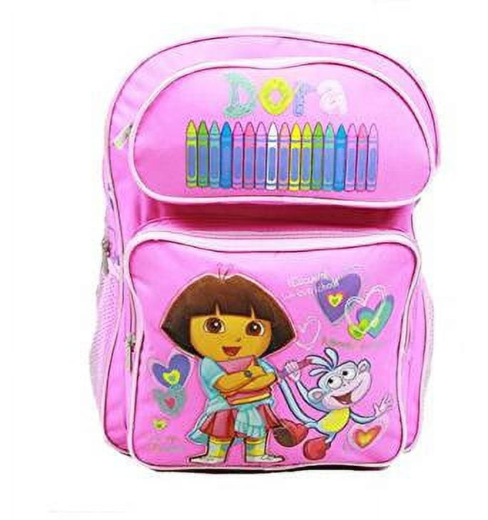 Backpack - Dora the Exploarer - Boots Crayons New 317316 - Walmart.com