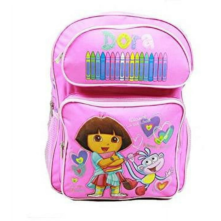 Backpack - Dora the Exploarer - Boots Crayons New 317316