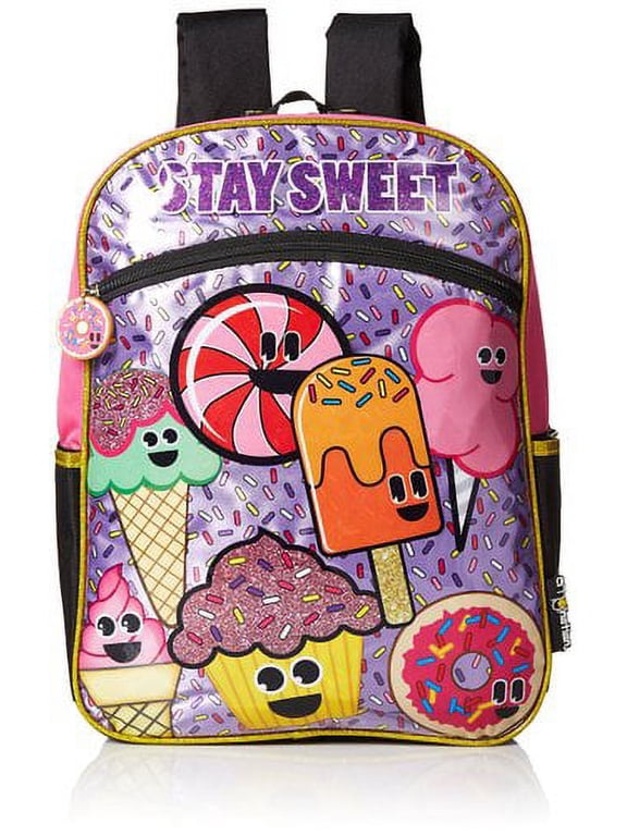 Backpack - - Emoji Stay Sweet Pink 16 School Bag New 134550