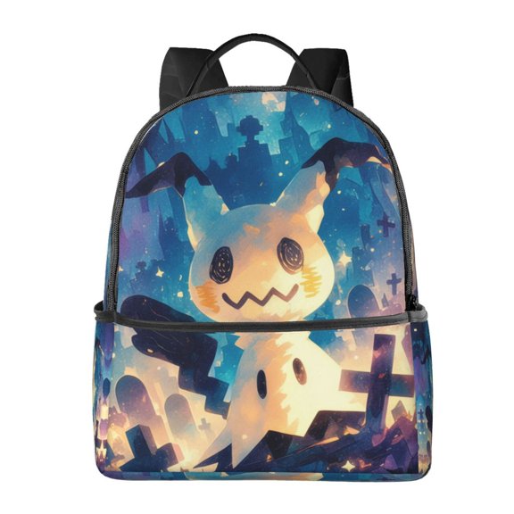 Backpack Fashion Print Large Capacity Lightweight Shoulder Bag Mi_mikyu Casual Laptop Daypack for Travel Camping Work