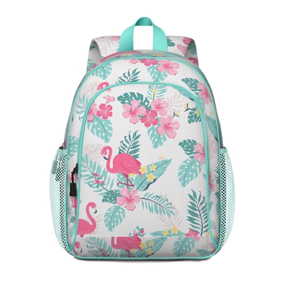 Backpack Featuring Elegant Pink Flamingo Artwork with Water Resistant Fabric and Large Capacity Storage for Daily Commuting, Travel and Weekend Adventures