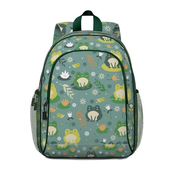 Backpack Featuring Minimalist Frog Line Art with Durable Water Resistant Material and Comfortable Storage for Office Essentials, Travel Gear and Outdoor Recreation
