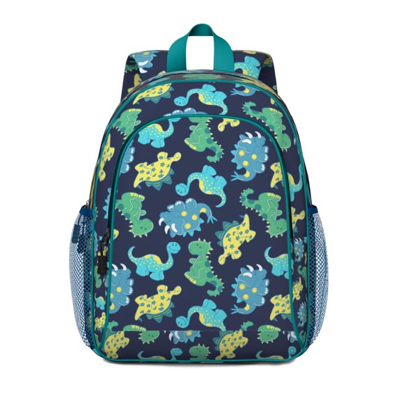 Backpack Featuring a Prehistoric Dinosaur Pattern with Water Resistant Fabric and Large Capacity Storage for Daily Commuting, Travel and Weekend Adventures