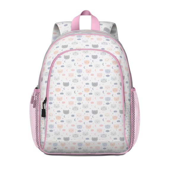 Backpack Featuring an Adorable Cat Pattern with Water Resistant Fabric and Large Capacity Storage for Daily Commuting, Travel and Weekend Adventures