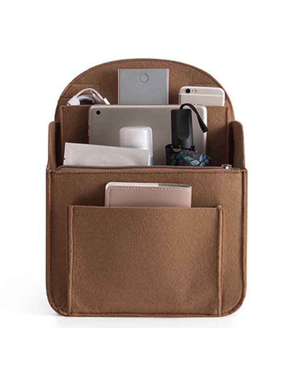 Backpack Felt Insert Pocket Lightweight Shoulder Bag Handbag Travel Rucksack Purse Insert Bag for Women Men
