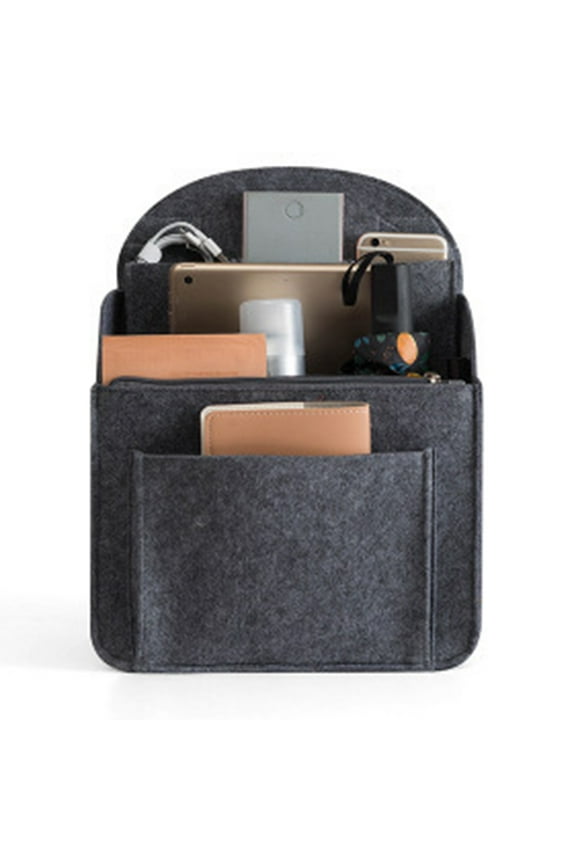 Backpack Felt Insert Pocket Lightweight Shoulder Bag Handbag Travel Rucksack Purse Insert Bag for Women Men