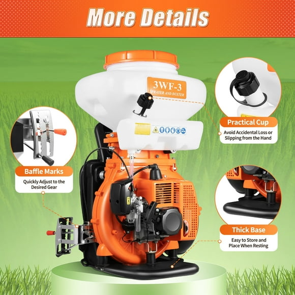 Backpack Fogger Sprayer Leaf Blower 3.7 Gallon Gas Pest Control Bug Garden for prevention control of crop pests