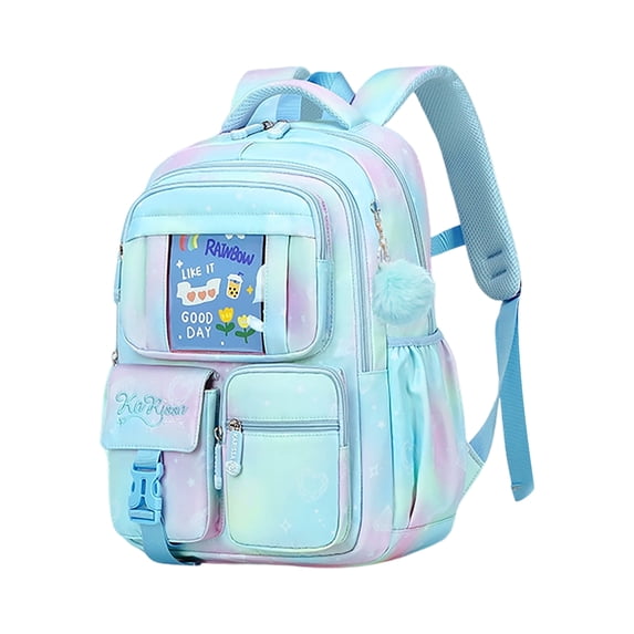 Backpack For Girls Cute Dreamy School Bags, Multi-Pocket Storage Schoolbag,Lightweight Waterproof Fabric,Comfortable Daily Use