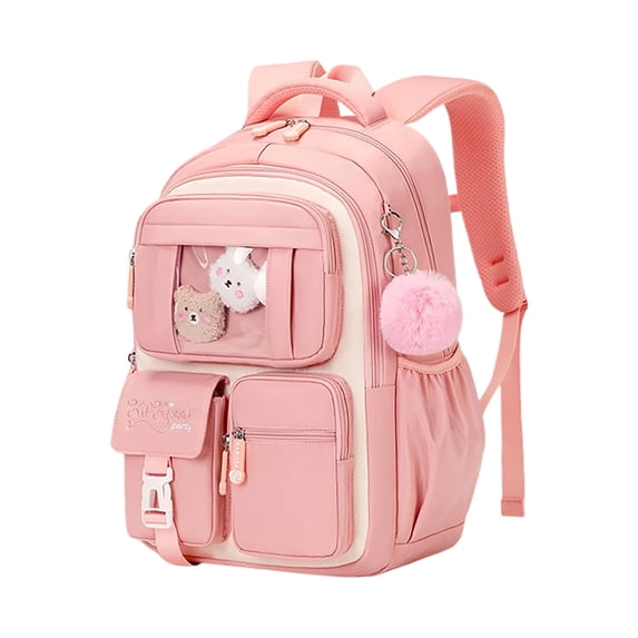 Backpack For Girls Cute Dreamy School Bags, Multi-Pocket Storage Schoolbag,Lightweight Waterproof Fabric,Comfortable Daily Use