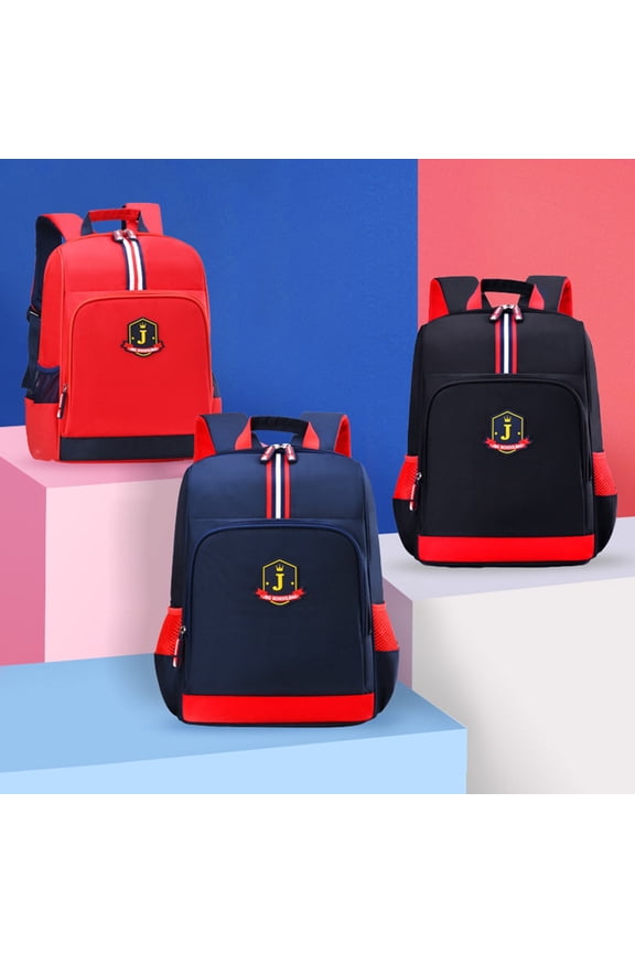 Backpack For School British Style Lightweight Backpack Ergonomic Daypack For Elementary Students Ages 6-12 Unisex