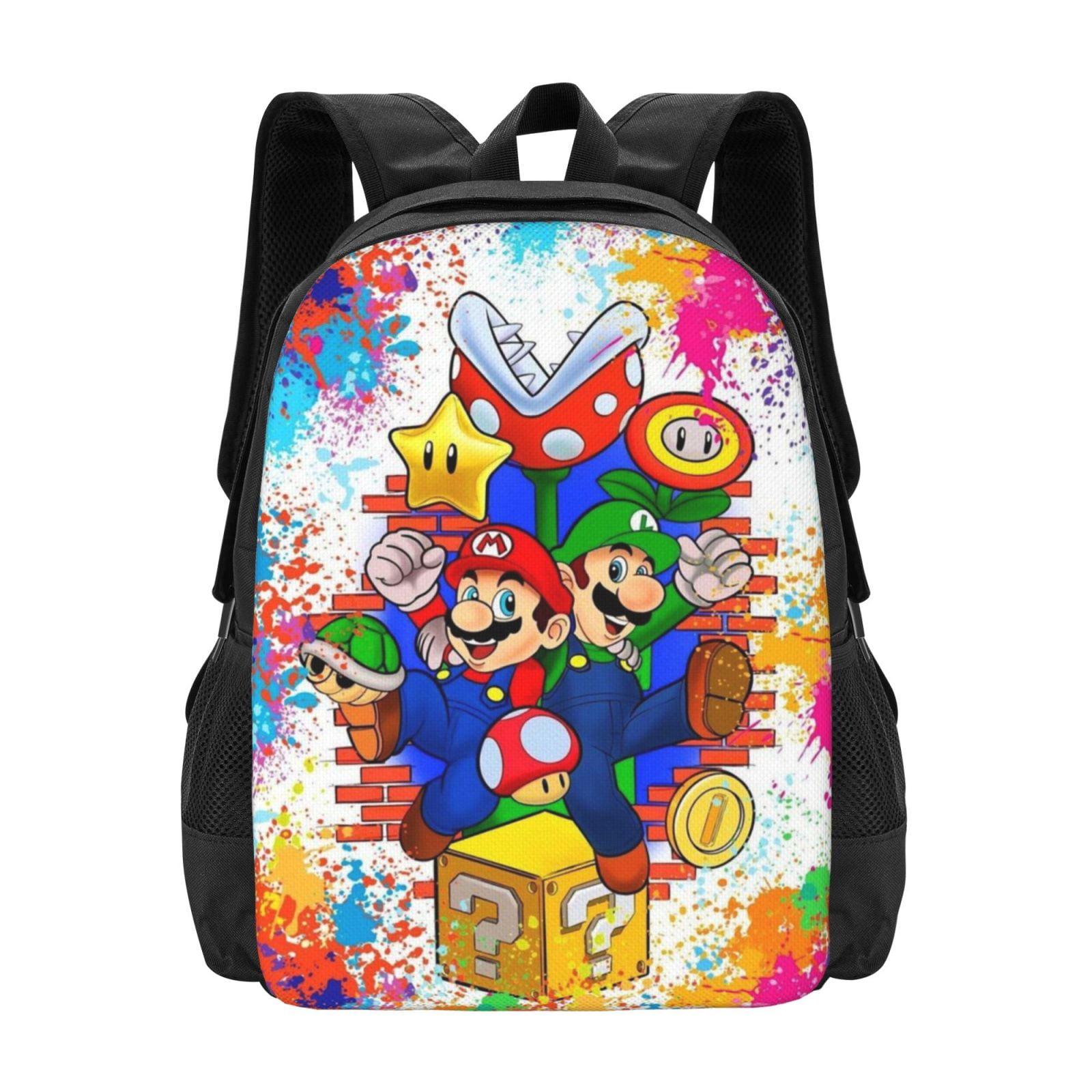 Backpack For Super Mario Funny Laptop Backpack Kawaii Anime Backpack ...