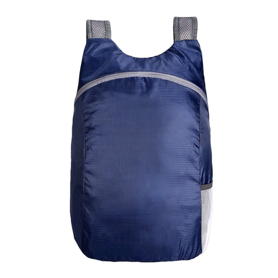 Backpack For Women Lightweight Foldable Backpacks Outdoor Waterproof Hiking Simplicity Bookbag Dark Blue