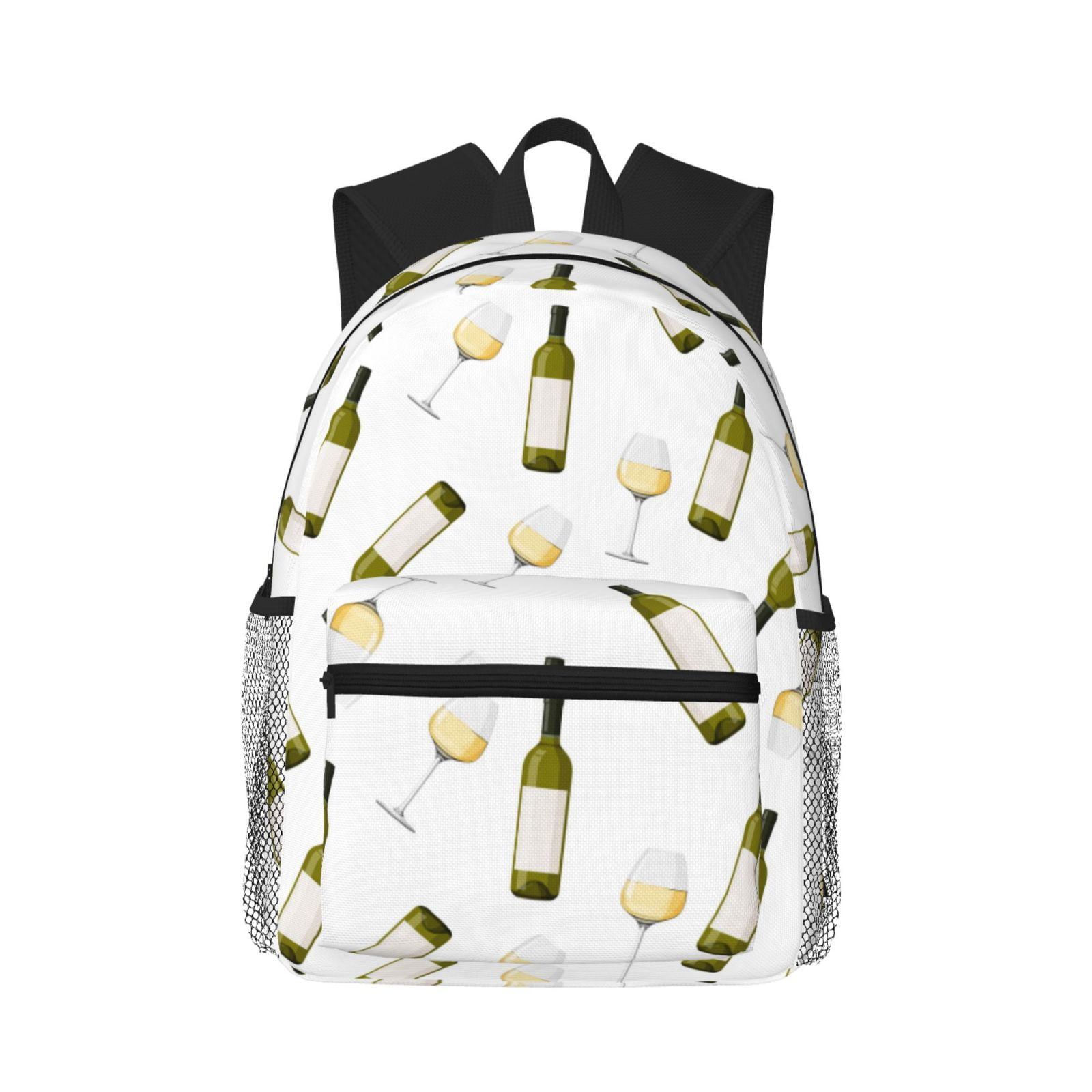 Backpack For Women/Men - Champagne Bottle And Glasses Lightweight ...