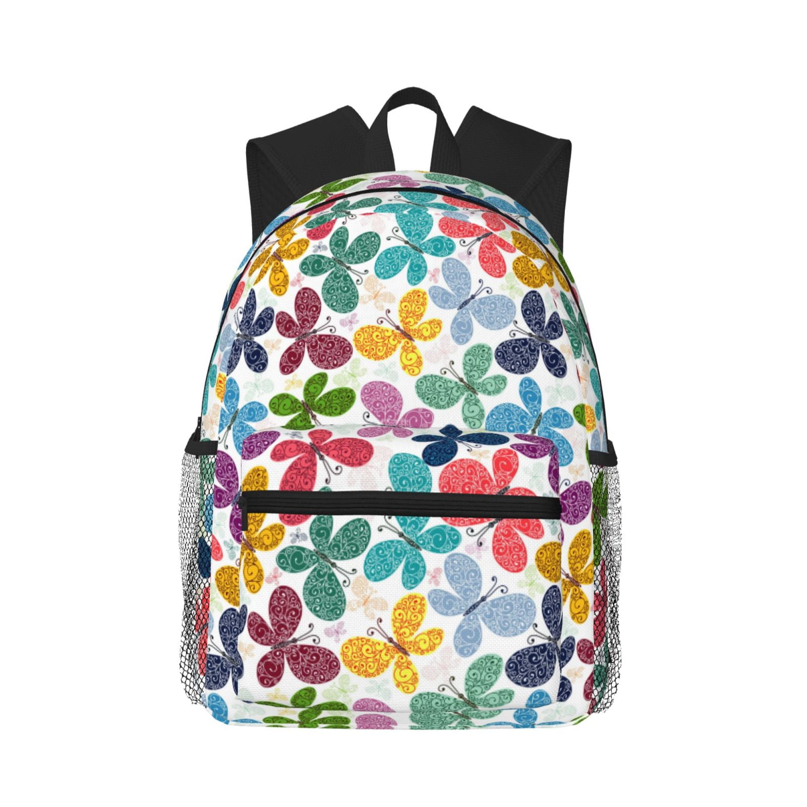 Backpack For Women/Men Colorful Butterflies (2) Lightweight Travel