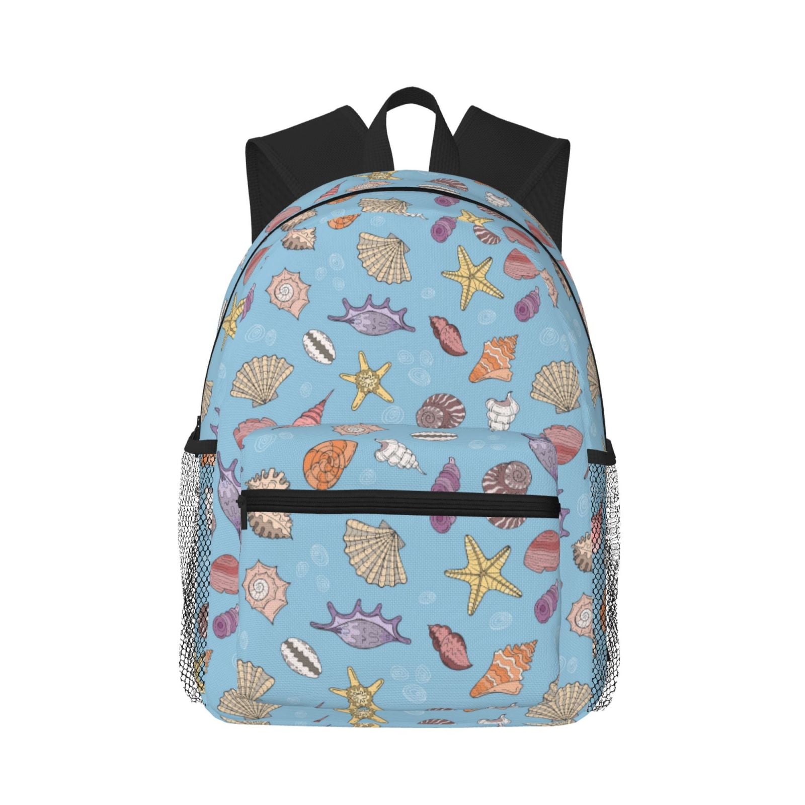 Backpack For Women/Men - Conch Shells Print No.904 Lightweight Travel ...