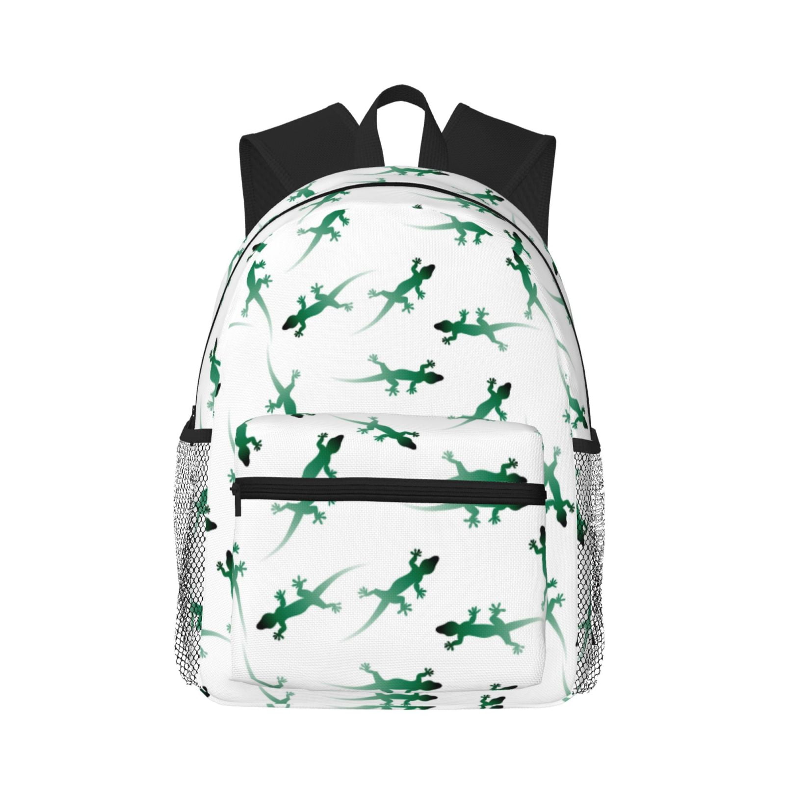 Backpack For Women/Men - Cute Lizard Gecko Green_A Lightweight Travel ...