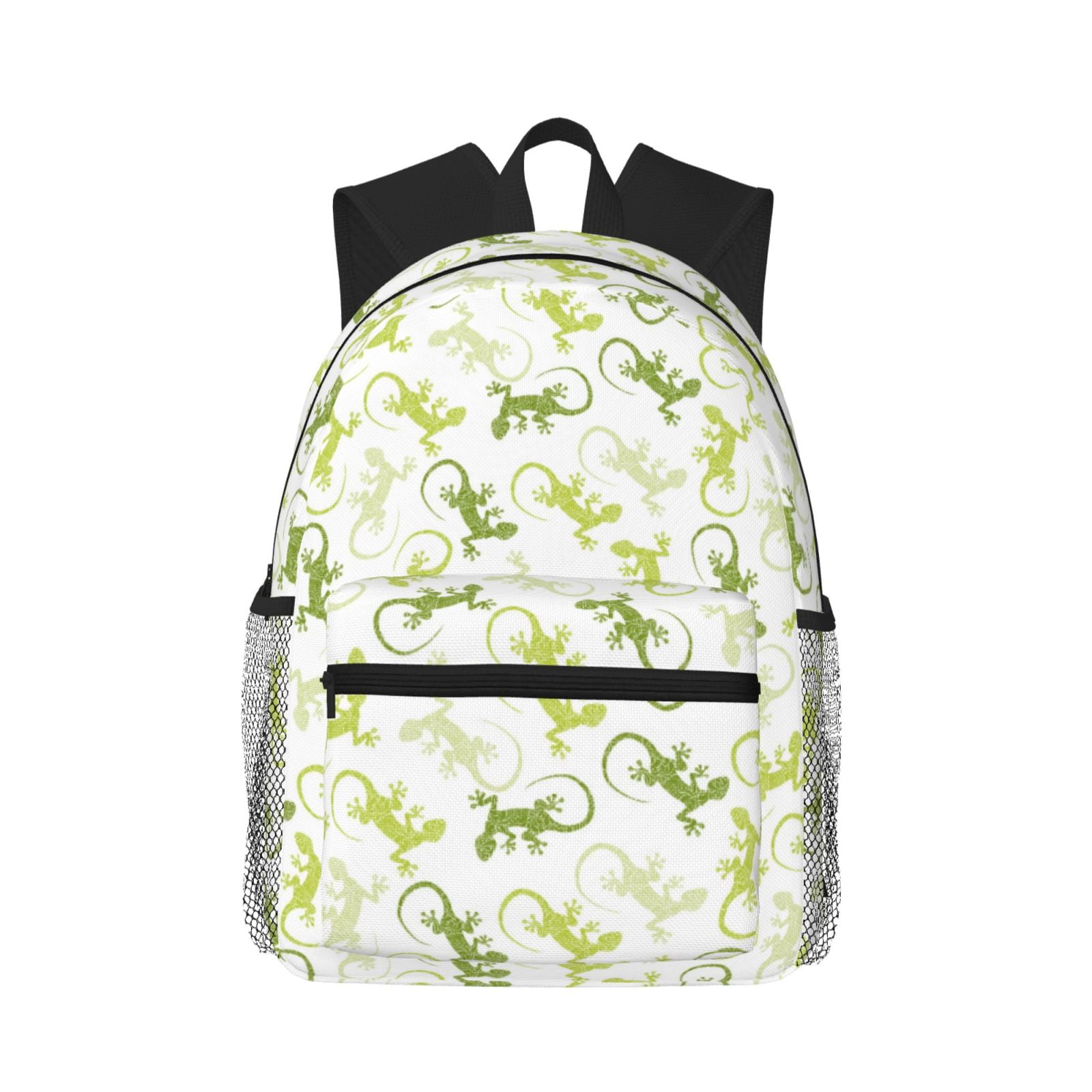 Backpack For Women/Men - Cute Lizard Gecko Green_D Lightweight Travel ...