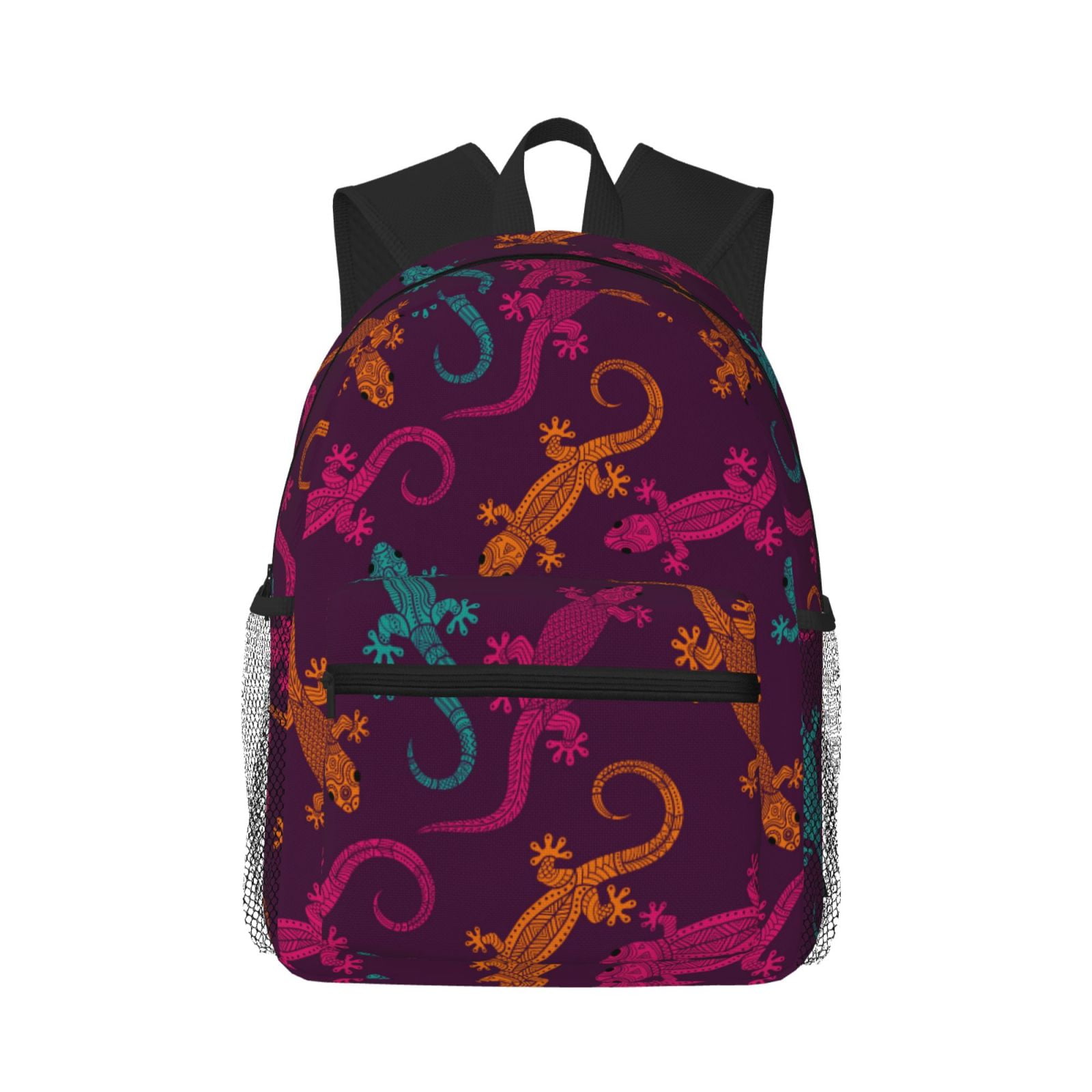 Backpack For Women/Men - Exotic Cute Gecko Lizard Lightweight Travel ...
