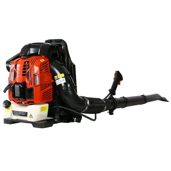 Sesslife 248 MPH at 530 CFM 76cc Gas Powered Backpack Leaf Blower, Adjustable Straps