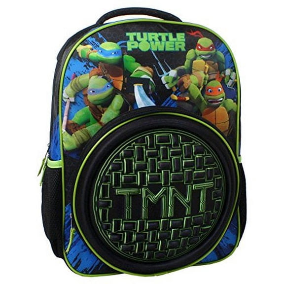 Backpack - - Hard Shell Black Logo 16 School Bag New 124735