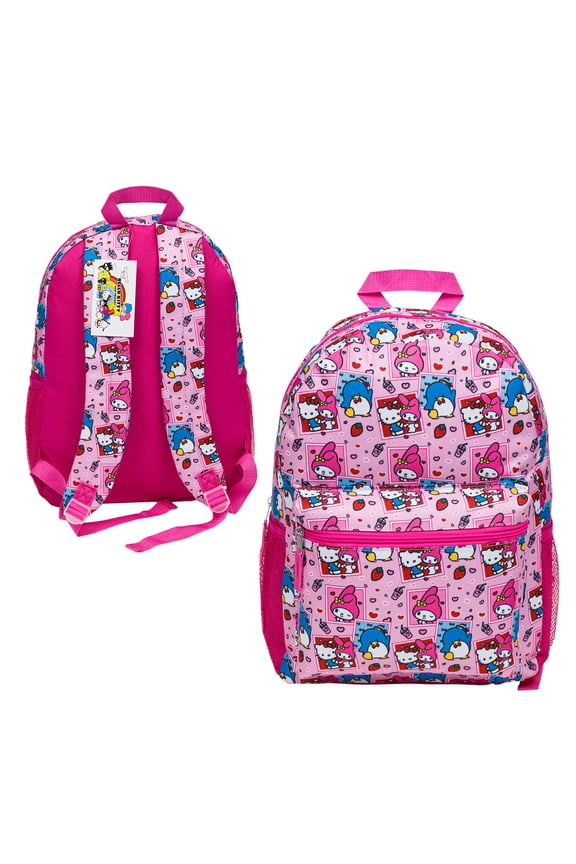 Backpack - Hello Kitty - Friends My Melody Sticker Allover Print