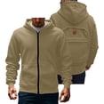 thumbnail image 1 of Backpack Hoodie for Men Cute Travel Hoodies Zip Up Long Sleeve Hooded Sweatshirt Fashion Casual Camp Outfits with Pockets, 1 of 6